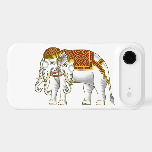 Elephant blanc thaïlandais Erawan (Verso (Horizontal))