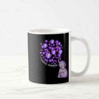 Elephant Blowing Up Purple Lloons Overdose Awarene Coffee Mug