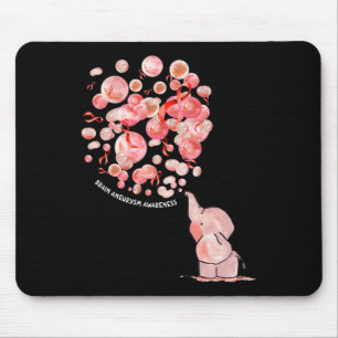 Elephant Blows Up Burgundy Bylloons Brain Aneurysm Mouse Pad