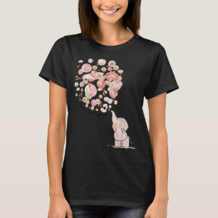 Elephant Blows Up Peach Balloons Uterine Cancer Aw T-Shirt