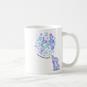 Elephant Blue Purple Balloons Suicide Prevention A Coffee Mug