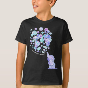 Elephant Blue Purple Balloons Suicide Prevention A T-Shirt