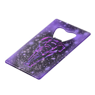 Elephant Bottle Opener Walking At Starry Night Credit Card Bottle Opener