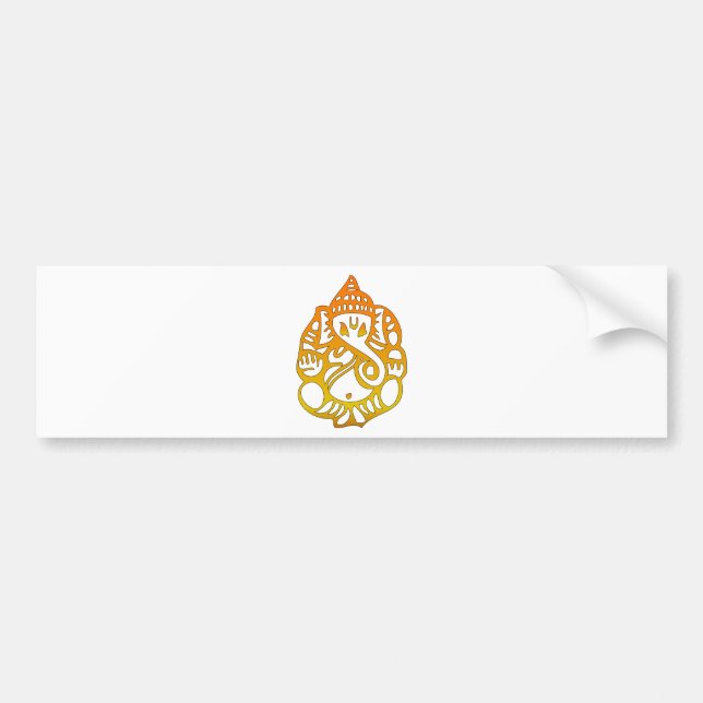 Elephant Bumper Sticker (Front)