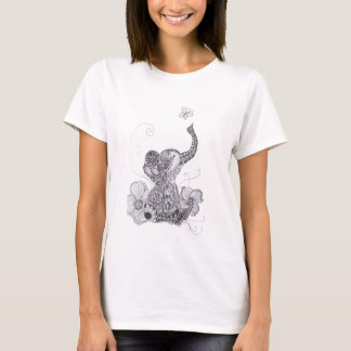 Elephant Butterfly T-Shirt
