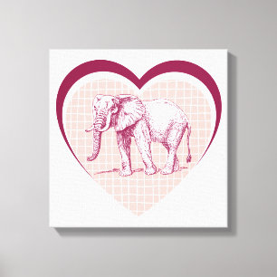 Elephant Canvas Print