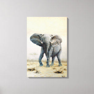 Elephant canvas print