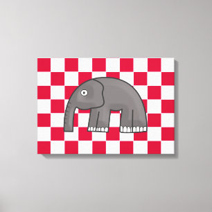 elephant canvas print