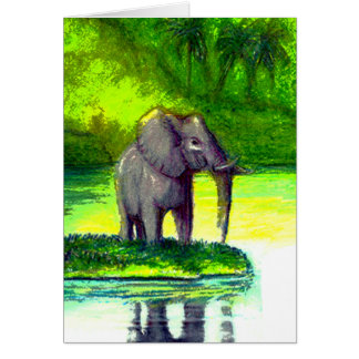 Éléphant - carte
