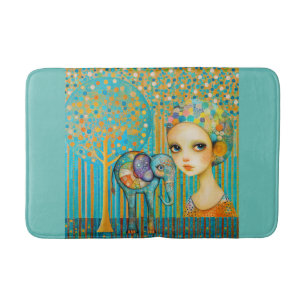 Elephant Charm Bath Mat
