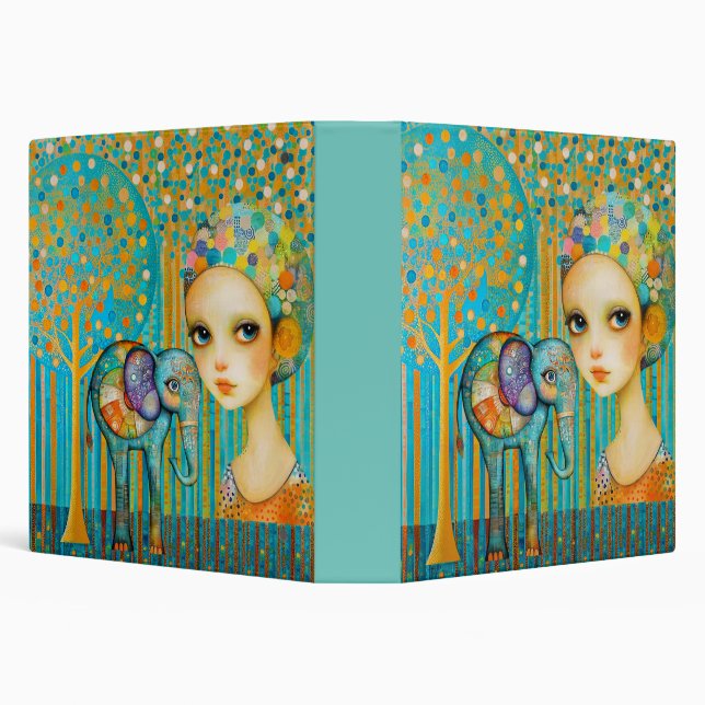 Elephant Charm Binder (Background)