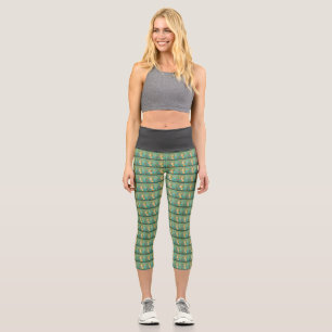 Elephant Charm Capri Leggings