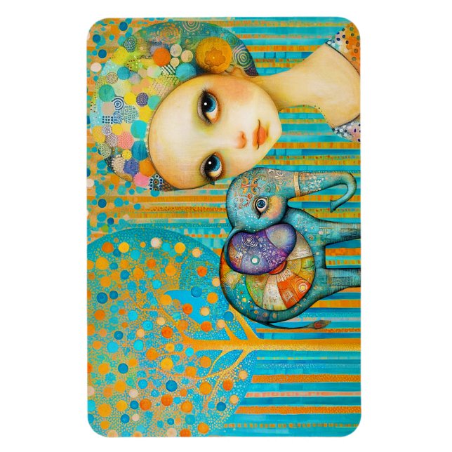 Elephant Charm Magnet (Vertical)