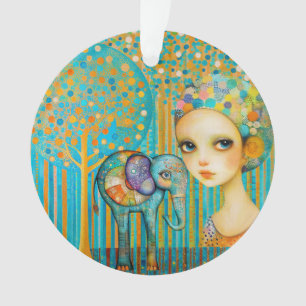 Elephant Charm Ornament