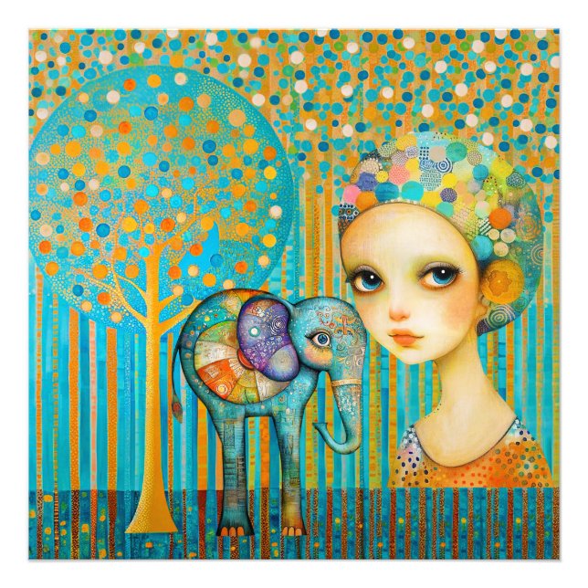 Elephant Charm Photo Print (Front)