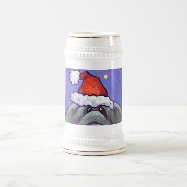 Elephant Christmas Beer Stein (Center)