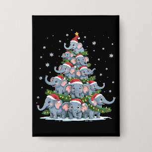 Elephant Christmas Tree Funny Cute Elephant