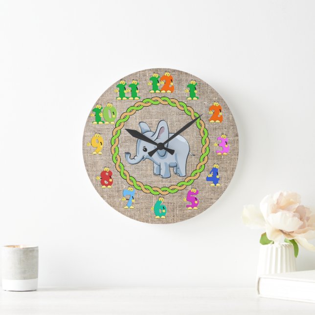 Elephant  clock (Home)