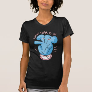 Elephant Clock Quote T-Shirt
