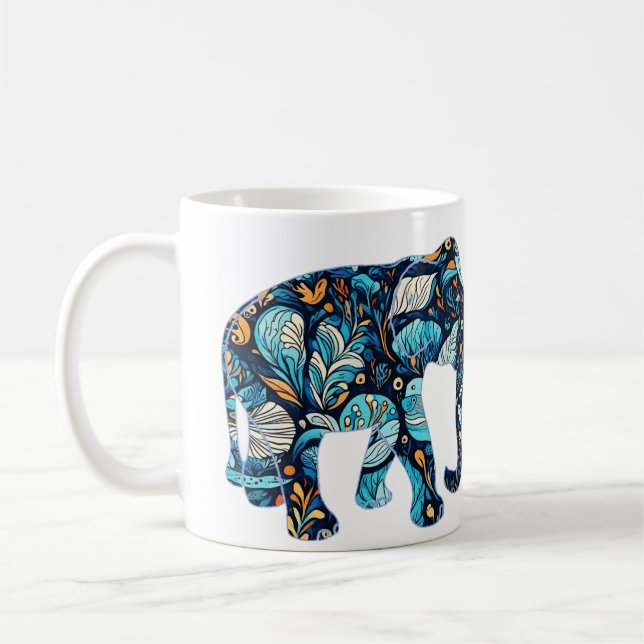 Elephant Coffee Mug (Left)