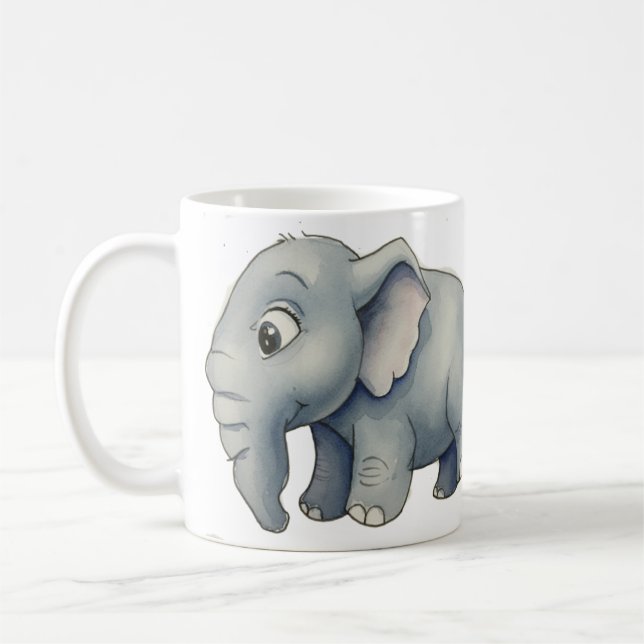 Elephant Coffee Mug (Left)