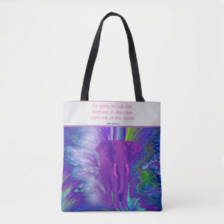 Elephant Colour Spill Tote