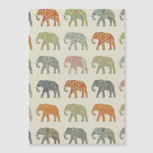 Elephant Colourful Animal Pattern