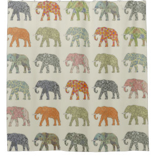 Elephant Colourful Animal Pattern