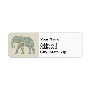 Elephant Colourful Animal Pattern