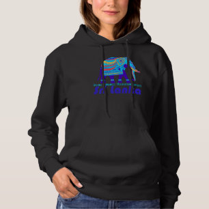 Elephant Compassion Kindness Mindfulness Sri Lanka Hoodie