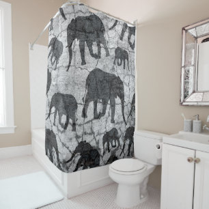 Elephant Concrete Pattern Design