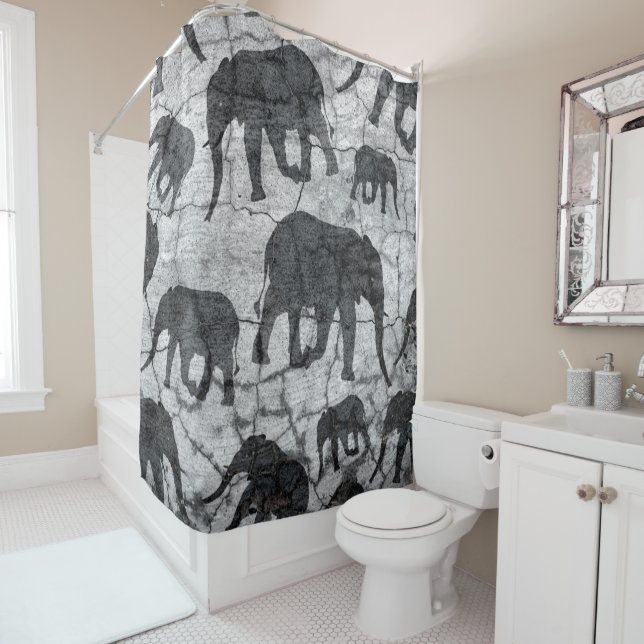 Elephant Concrete Pattern Design (In Situ)