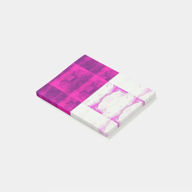 elephant coolie pinkie post-it notes (Angled)