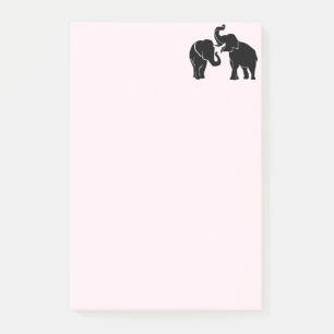 Elephant Couple Post-it Notes