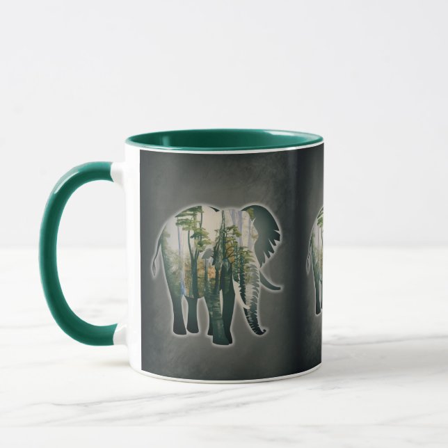 Elephant Cup in the forest. Nature. (Left)