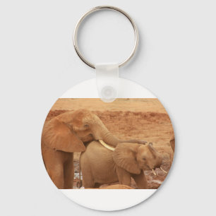 elephant custom personalize diy Anniversaries Keychain