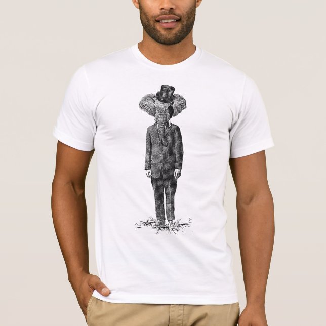 Elephant dandy T-Shirt (Front)