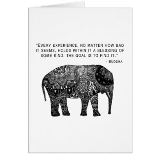 Éléphant de sagesse de henné de Bouddha