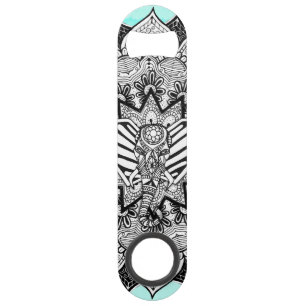 Éléphant d'embrouillement de Boho et mandala tiré