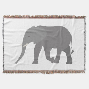 Elephant Design Throw Blanket