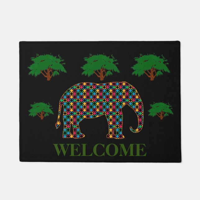 Elephant Door Mat (Front)