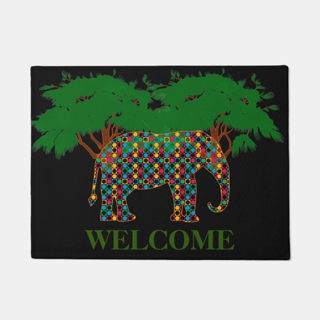 Elephant Door Mat (Front)
