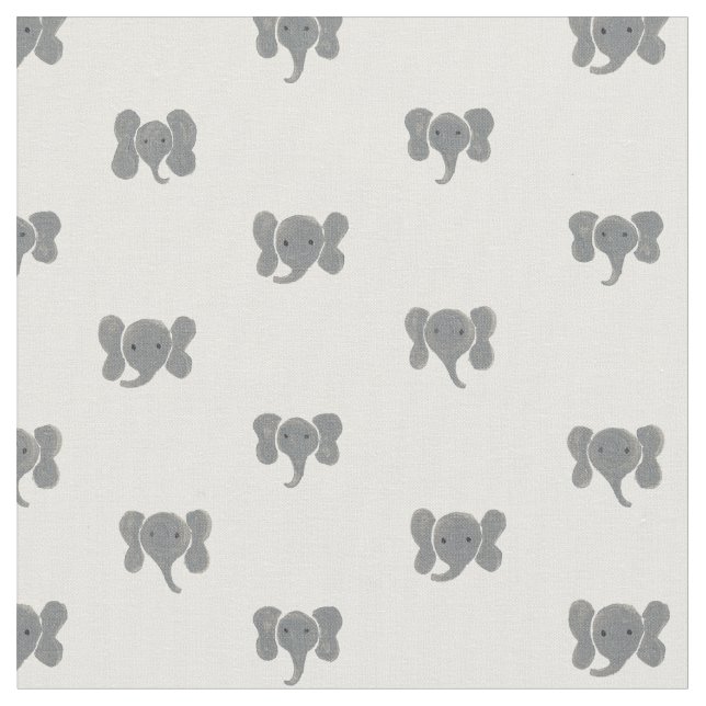 Elephant Dots Fabric (Close Up)