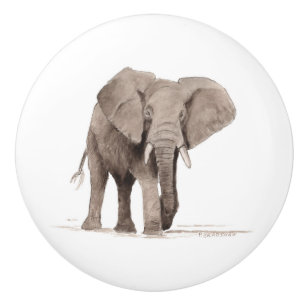 elephant drawer pull