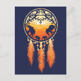 Elephant Dream Catcher postcard