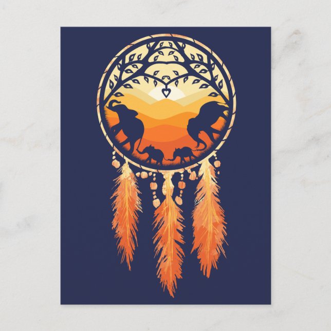 Elephant Dream Catcher postcard (Front)