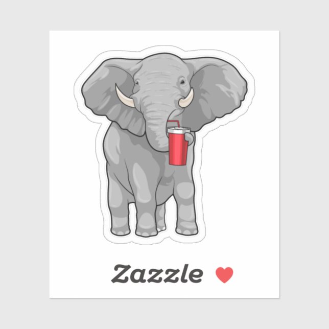 Elephant Drinking mug (Sheet)