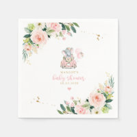 Elephant Drive By Baby Shower Pink Roses
