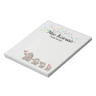 Éléphant du bloc-notes pour enseignants