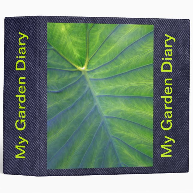Elephant Ears - Colocasia Binder (Front/Spine)